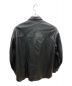 Adam et Rope (アダムエロペ) ラムレザージャケット ブラック サイズ:SIZE M：15000円
