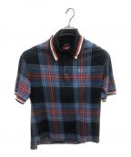 FRED PERRY×LOVERBOYフレッドペリー×ラヴァーボーイ）の古着「ポロシャツ」｜ブルー×レッド