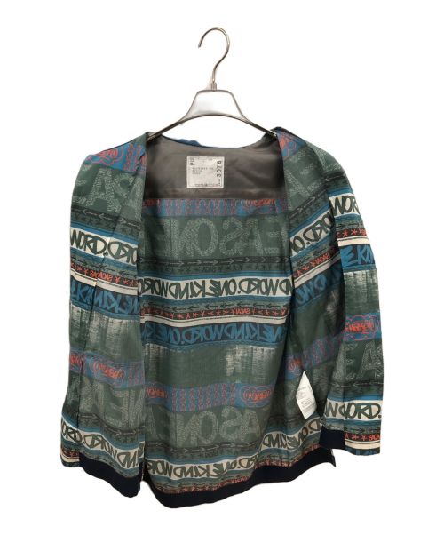 sacai（サカイ）sacai (サカイ) オープンカラーシャツ ブルー サイズ:1の古着・服飾アイテム
