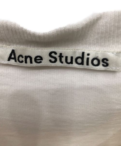 Acne studios（アクネ ストゥディオス）Acne studios (アクネ ストゥディオス) 半袖カットソー ホワイト サイズ:Sの古着・服飾アイテム