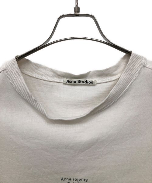 Acne studios（アクネ ストゥディオス）Acne studios (アクネ ストゥディオス) 半袖カットソー ホワイト サイズ:Sの古着・服飾アイテム