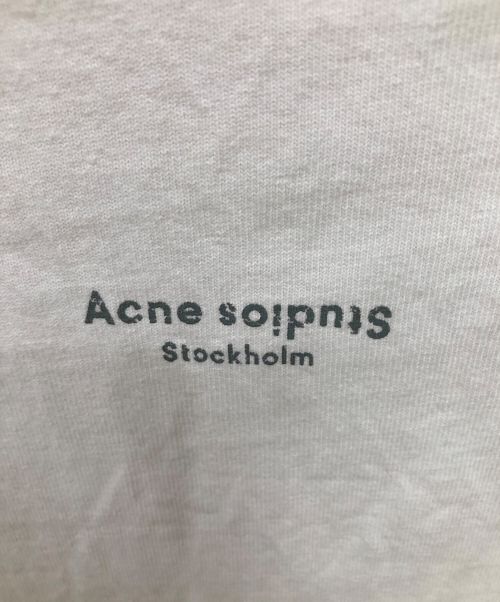 Acne studios（アクネ ストゥディオス）Acne studios (アクネ ストゥディオス) 半袖カットソー ホワイト サイズ:Sの古着・服飾アイテム