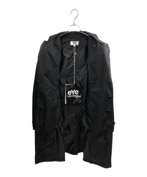 eYe COMME des GARCONS JUNYAWATANABE MAN（アイ コム デ ギャルソン ジュンヤ ワタナベ マン）eYe COMME des GARCONS JUNYAWATANABE MAN (アイ コム デ ギャルソン ジュンヤ ワタナベ マン) エステルツイルトレンチコート ブラック サイズ:SIZE Mの古着・服飾アイテム