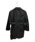 eYe COMME des GARCONS JUNYAWATANABE MAN (アイ コム デ ギャルソン ジュンヤ ワタナベ マン) エステルツイルトレンチコート ブラック サイズ:SIZE M：35000円