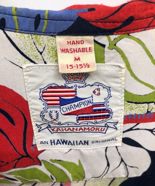 KAHANAMOKU（カハナモク）KAHANAMOKU (カハナモク) アロハシャツ ネイビー サイズ:SIZE Mの古着・服飾アイテム