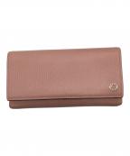 GUCCIグッチ）の古着「長財布」｜ピンク