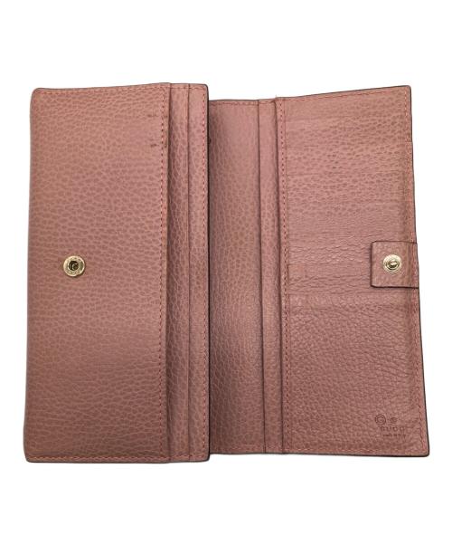 GUCCI（グッチ）GUCCI (グッチ) 長財布 ピンクの古着・服飾アイテム