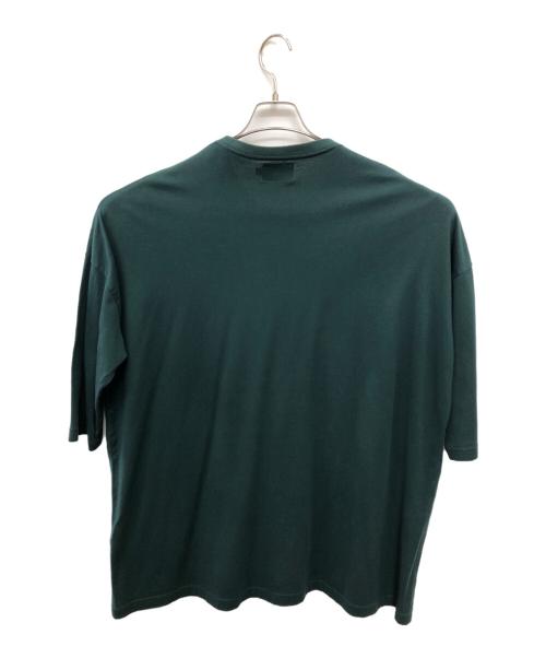 stussy（ステューシー）stussy (ステューシー) 王冠プリント カットソー／CROWN PRINT CUT AND SEW グリーン サイズ:Sの古着・服飾アイテム