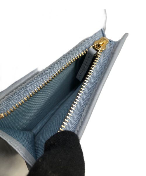 GUCCI（グッチ）GUCCI (グッチ) 2つ折り財布 スカイブルーの古着・服飾アイテム