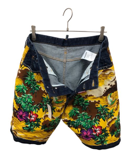 DSQUARED2（ディースクエアード）DSQUARED2 (ディースクエアード) デニムハーフパンツ インディゴ サイズ:48の古着・服飾アイテム