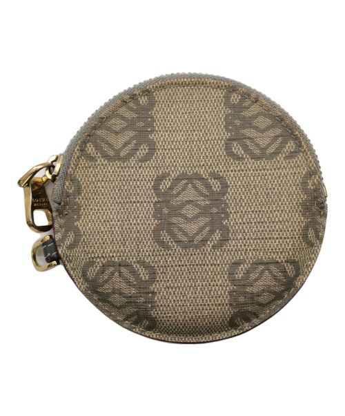 LOEWE（ロエベ）LOEWE (ロエベ) ラウンドコインケース ベージュの古着・服飾アイテム