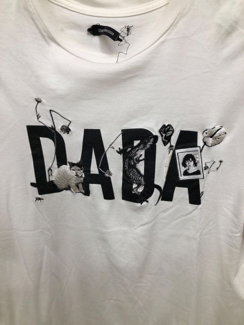 CHRISTIAN DADA（クリスチャンダダ）CHRISTIAN DADA (クリスチャンダダ) フロント刺繍Tシャツ ホワイト サイズ:46の古着・服飾アイテム