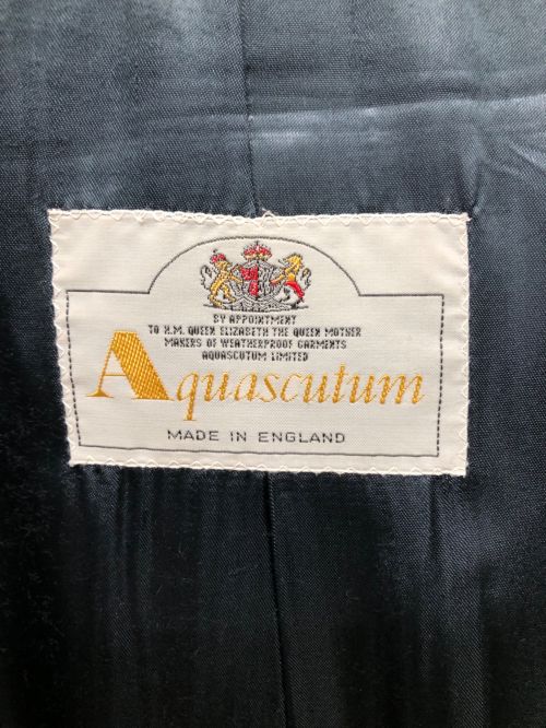 Aquascutum（アクアスキュータム）Aquascutum (アクアスキュータム) コート ブラック サイズ:不明の古着・服飾アイテム
