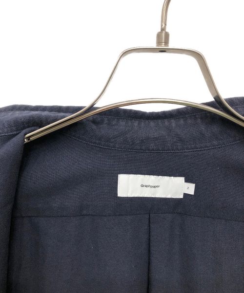 Graphpaper（グラフペーパー）Graphpaper (グラフペーパー) ボタンダウンシャツ ネイビー サイズ:2の古着・服飾アイテム