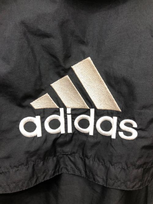 adidas（アディダス）adidas (アディダス) アノラックパーカー ブラック サイズ:M（US、カナダ、メキシコサイズ）の古着・服飾アイテム