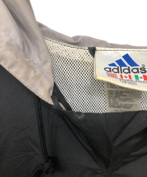 adidas（アディダス）adidas (アディダス) アノラックパーカー ブラック サイズ:M（US、カナダ、メキシコサイズ）の古着・服飾アイテム