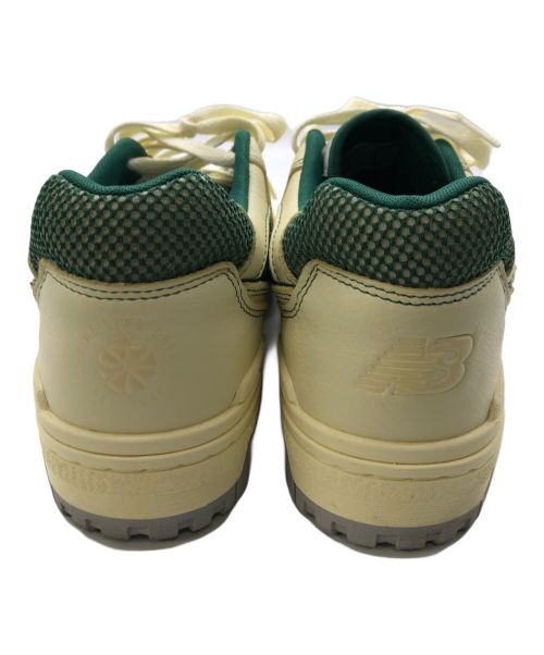 NEW BALANCE（ニューバランス）NEW BALANCE (ニューバランス) Aime Leon Dore (エメレオンドレ) BB550AY1 ベージュ×グリーン サイズ:US10の古着・服飾アイテム