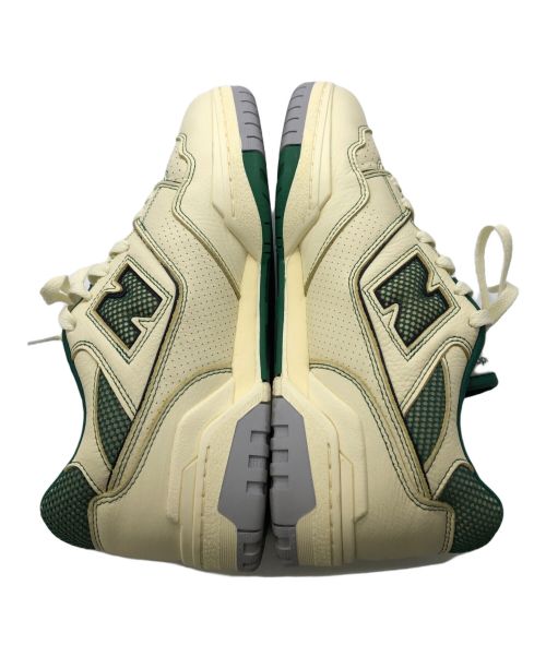 NEW BALANCE（ニューバランス）NEW BALANCE (ニューバランス) Aime Leon Dore (エメレオンドレ) BB550AY1 ベージュ×グリーン サイズ:US10の古着・服飾アイテム