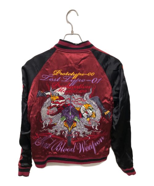 錦（ニシキ）錦 (ニシキ) スカジャン/エヴァンゲリオン ブラウン サイズ:Sの古着・服飾アイテム