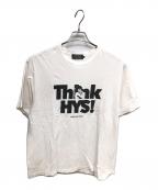 Hysteric Glamourヒステリックグラマー）の古着「シンクヒスT／THINK HYS TEE」｜ホワイト