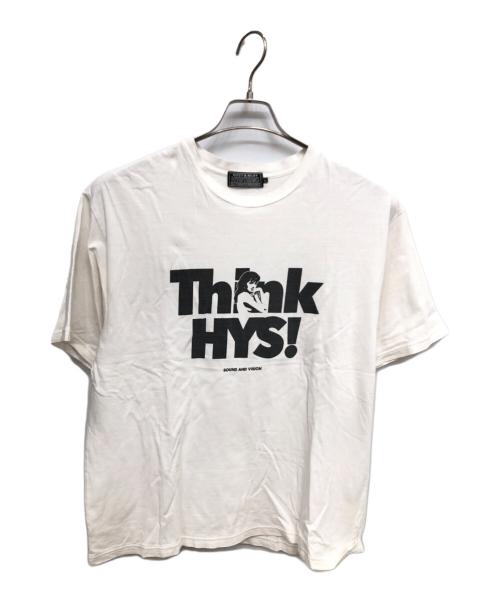 Hysteric Glamour（ヒステリックグラマー）Hysteric Glamour (ヒステリックグラマー) シンクヒスT／THINK HYS TEE ホワイト サイズ:Lの古着・服飾アイテム