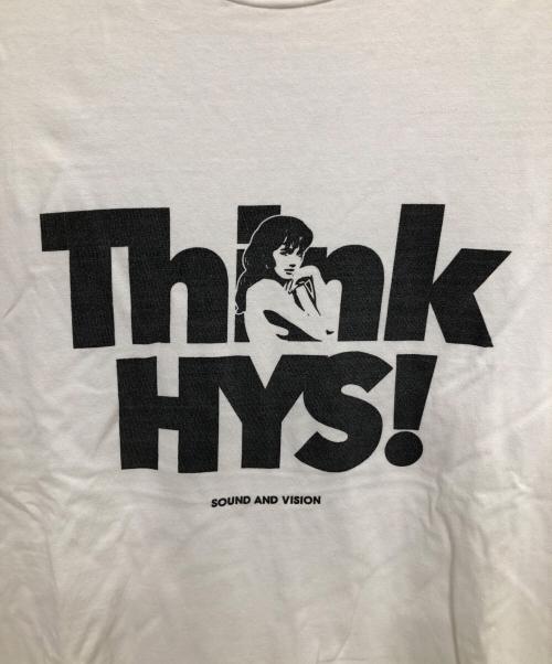 Hysteric Glamour（ヒステリックグラマー）Hysteric Glamour (ヒステリックグラマー) シンクヒスT／THINK HYS TEE ホワイト サイズ:Lの古着・服飾アイテム