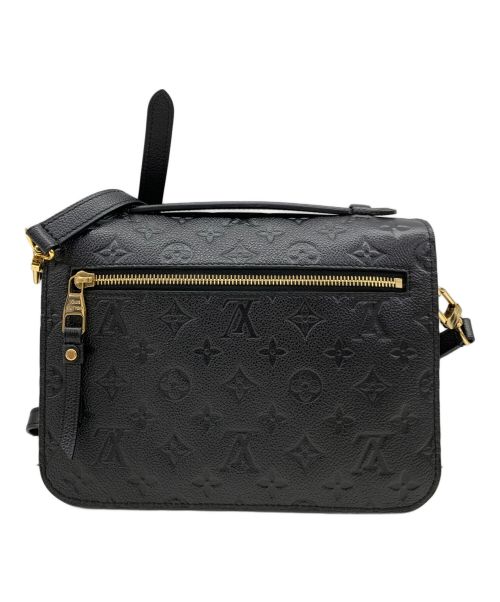 LOUIS VUITTON（ルイ ヴィトン）LOUIS VUITTON (ルイ ヴィトン) ショルダーバッグ　ポシェット・メティス MM ブラックの古着・服飾アイテム