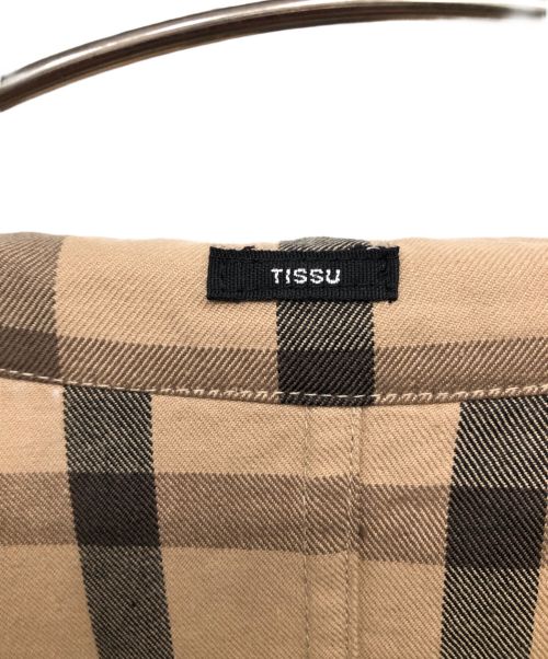 TISSU（ティシュ）TISSU (ティシュ) ハイデンシティ エフォートレス トレンチコート ベージュ サイズ:表記無しの古着・服飾アイテム