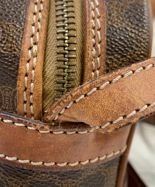 CELINE（セリーヌ）CELINE (セリーヌ) ミニショルダーバッグ　マカダム ブラウンの古着・服飾アイテム