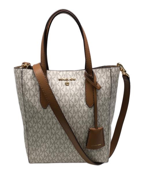 MICHAEL KORS（マイケル・コース）MICHAEL KORS (マイケルコース) ショルダーバッグ ベージュの古着・服飾アイテム