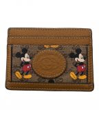 GUCCI×DISNEYグッチ×ディズニー）の古着「カードケース」｜ブラウン