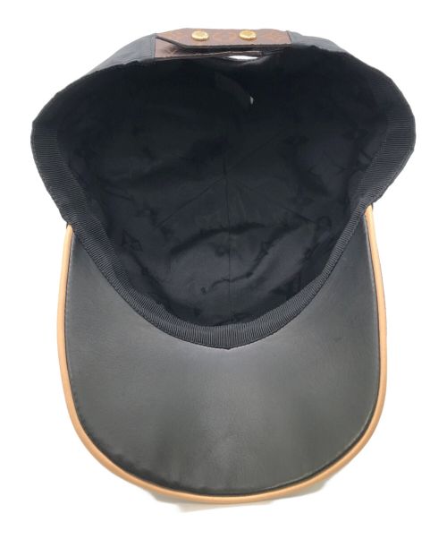 LOUIS VUITTON（ルイ ヴィトン）LOUIS VUITTON (ルイ ヴィトン) キャップ・LV ゲットレディー S00 ブラウン×ブラック サイズ:SIZE Mの古着・服飾アイテム