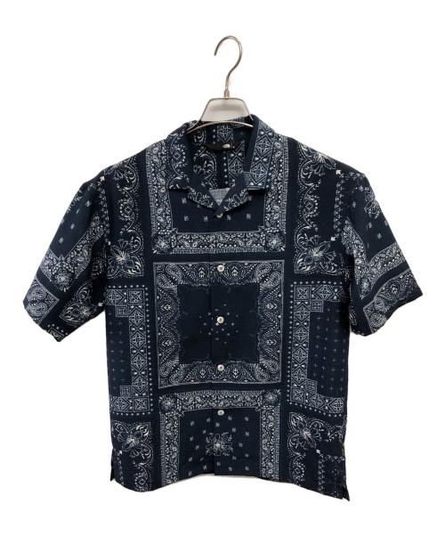 THE NORTH FACE（ザ ノース フェイス）THE NORTH FACE (ザ ノース フェイス) S/S ALOHA VENT SHIRT／ショートスリーブ アロハ ベントシャツ ネイビー サイズ:Mの古着・服飾アイテム