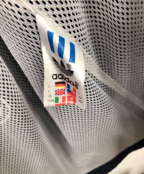 adidas（アディダス）adidas (アディダス) ナイロンジャケット ネイビー×ホワイト サイズ:8の古着・服飾アイテム