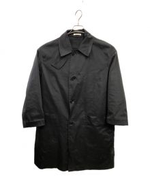 AURALEE×スタイリスト私物（オーラリー×スタイリストシブツ）の古着「スタンドカラーコート　	EXCLUSIVE STRETCH SOUTIEN COAT」｜ブラック