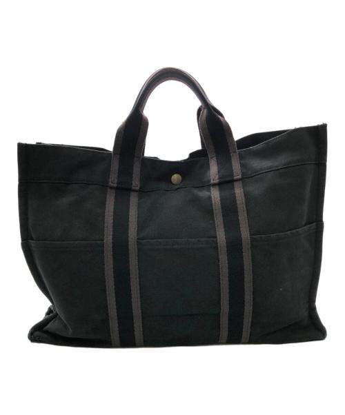 HERMES（エルメス）HERMES (エルメス) エールライン フールトゥMM／ALE LINE FOURRE TOU MM ブラックの古着・服飾アイテム