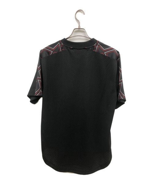 MITCHELL & NESS（ミッチェルアンドネス）MITCHELL & NESS (ミッチェルアンドネス) メッシュカットソー ブラック サイズ:Lの古着・服飾アイテム