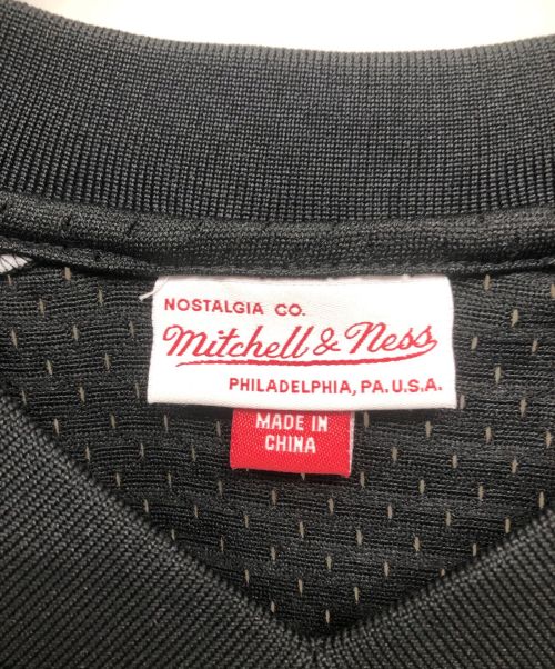 MITCHELL & NESS（ミッチェルアンドネス）MITCHELL & NESS (ミッチェルアンドネス) メッシュカットソー ブラック サイズ:Lの古着・服飾アイテム