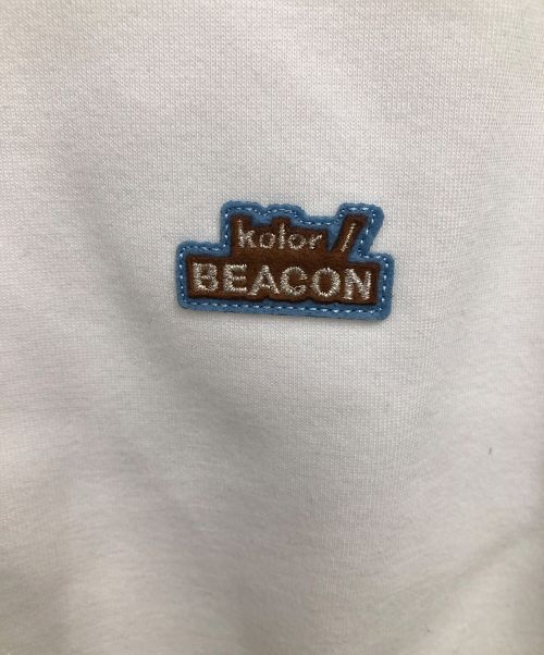 kolor/BEACON（カラービーコン）kolor/BEACON (カラービーコン) スウェット ホワイト サイズ:2の古着・服飾アイテム
