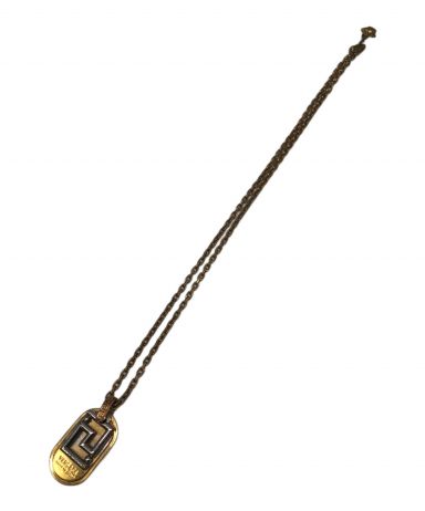 中古・古着通販】VERSACE (ヴェルサーチ) グレカ ネックレス ゴールド