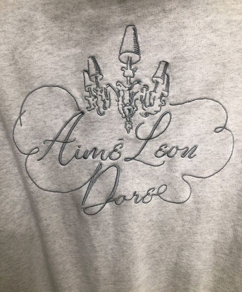 Aime Leon Dore（エメ レオン ドレ）Aime Leon Dore (エメ レオン ドレ) プルオーバーパーカー グレー サイズ:Lの古着・服飾アイテム