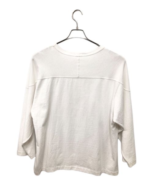 COMOLI（コモリ）COMOLI (コモリ) フットボールTシャツ ホワイト サイズ:2(M程度)の古着・服飾アイテム