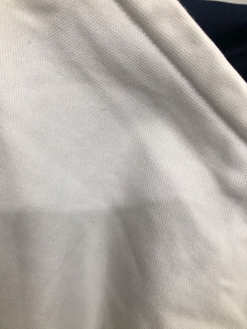 adidas（アディダス）adidas (アディダス) OLD adidasフーデッドジャケット ネイビー×レッド サイズ:2XLの古着・服飾アイテム