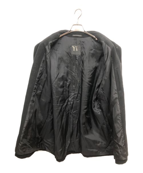 Y's（ワイズ）Y's (ワイズ) ウールコート ブラック サイズ:3(L相当)の古着・服飾アイテム