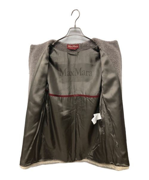Max Mara Studio（マックスマーラ ストゥディオ）Max Mara Studio (マックスマーラ ストゥディオ) アルパカウールコート グレー サイズ:FRA34(JP:S~M相当)の古着・服飾アイテム