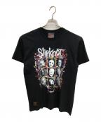 KNOTFEST 2023×glambノットフェス×グラム）の古着「ノットフェス2023 スリップノット プリントTシャツ／KNOTFEST2023 SLIPKNOT PRINT T-SHIRT」｜ブラック