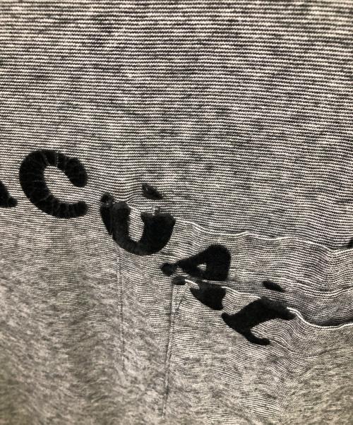 charcoal（チャコール）charcoal (チャコール) ダブルポケット T／W POCKET T ブラック×グレー サイズ:2XLの古着・服飾アイテム