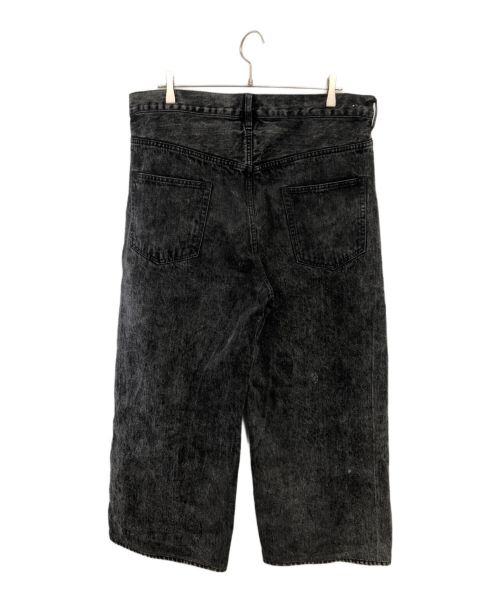 MINEDENIM（マインデニム）MINEDENIM (マインデニム) Drawstring E.wide 5pocket ブラック サイズ:7の古着・服飾アイテム