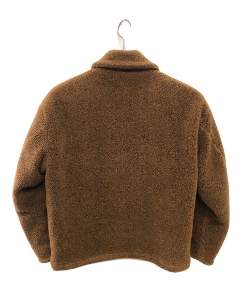 STEVEN ALAN（スティーブンアラン）STEVEN ALAN (スティーブンアラン) STEVEN ALAN(スティーブ アラン) 中綿入り ボアジャケット ブラウン サイズ:SIZE Lの古着・服飾アイテム