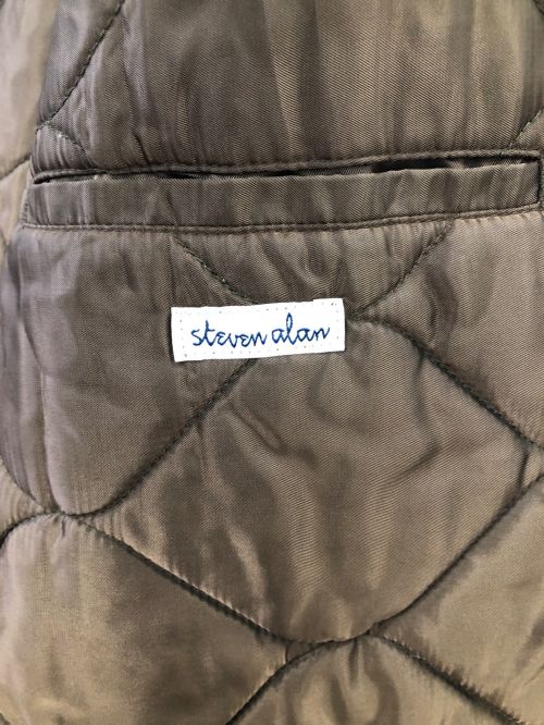 STEVEN ALAN（スティーブンアラン）STEVEN ALAN (スティーブンアラン) STEVEN ALAN(スティーブ アラン) 中綿入り ボアジャケット ブラウン サイズ:SIZE Lの古着・服飾アイテム